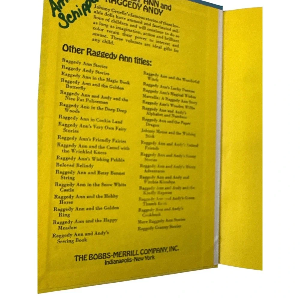 Raggedy Ann And Andy's Alphabet And Numbers By Johnny Gruelle Vintage 1972
